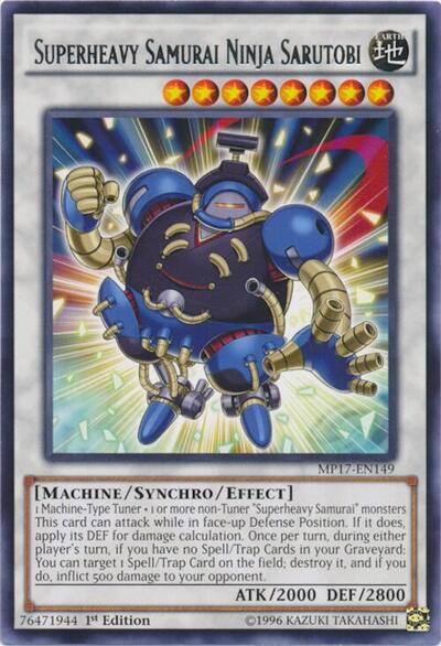 Superheavy Samurai Ninja Sarutobi (MP17-EN149) [2017 Mega-Tins Mega Pack]