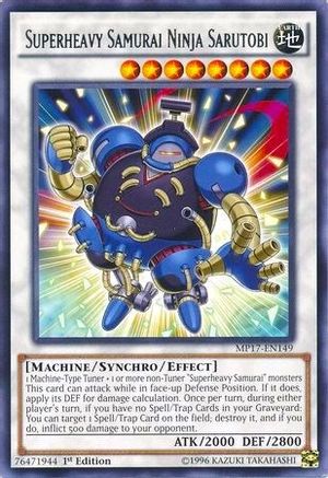 Superheavy Samurai Ninja Sarutobi (MP17-EN149) - 2017 Mega-Tins Mega Pack 1st Edition