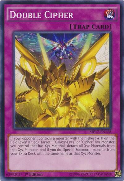 Double Cipher (MP17-EN158) [2017 Mega-Tins Mega Pack]