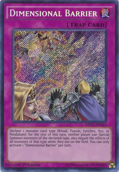 Dimensional Barrier (MP17-EN163) [2017 Mega-Tins Mega Pack]