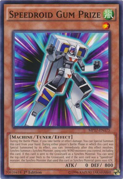 Speedroid Gum Prize (MP17-EN175) [2017 Mega-Tins Mega Pack]