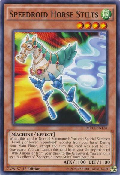 Speedroid Horse Stilts (MP17-EN176) [2017 Mega-Tins Mega Pack]
