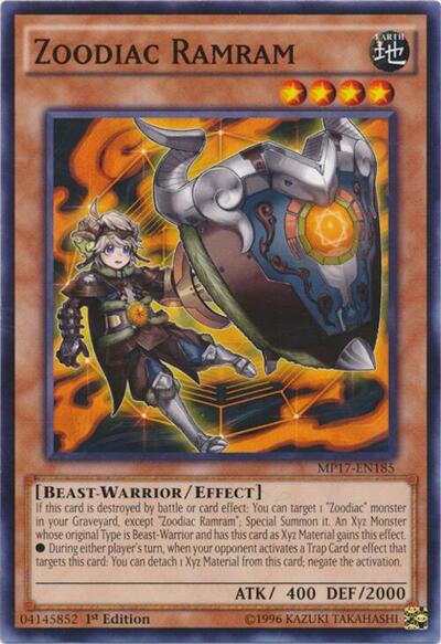 Zoodiac Ramram (MP17-EN185) [2017 Mega-Tins Mega Pack]