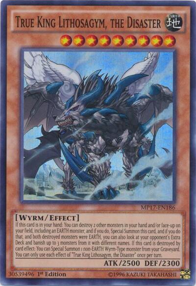 True King Lithosagym, the Disaster (MP17-EN186) [2017 Mega-Tins Mega Pack]