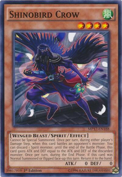 Shinobird Crow (MP17-EN188) [2017 Mega-Tins Mega Pack]