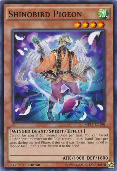 Shinobird Pigeon (MP17-EN190) [2017 Mega-Tins Mega Pack]