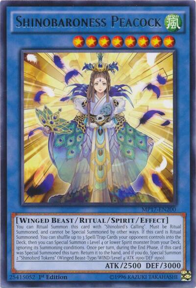 Shinobaroness Peacock (MP17-EN200) [2017 Mega-Tins Mega Pack]