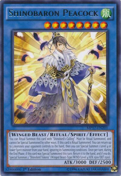 Shinobaron Peacock (MP17-EN201) [2017 Mega-Tins Mega Pack]