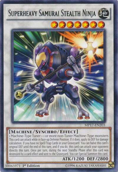 Superheavy Samurai Stealth Ninja (MP17-EN203) [2017 Mega-Tins Mega Pack]
