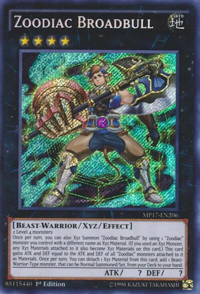 Zoodiac Broadbull (MP17-EN206) [2017 Mega-Tins Mega Pack]