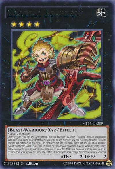 Zoodiac Boarbow (MP17-EN209) [2017 Mega-Tins Mega Pack]