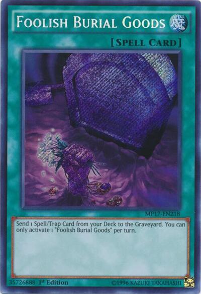 Foolish Burial Goods (MP17-EN218) [2017 Mega-Tins Mega Pack]