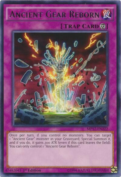 Ancient Gear Reborn (MP17-EN222) [2017 Mega-Tins Mega Pack]