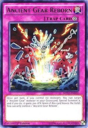 Ancient Gear Reborn (MP17-EN222) - 2017 Mega-Tins Mega Pack 1st Edition