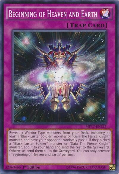 Beginning of Heaven and Earth (MP17-EN225) [2017 Mega-Tins Mega Pack]