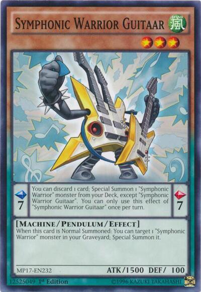 Symphonic Warrior Guitaar (MP17-EN232) [2017 Mega-Tins Mega Pack]