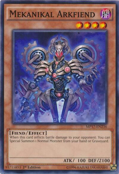 Mekanikal Arkfiend (MP17-EN236) [2017 Mega-Tins Mega Pack]