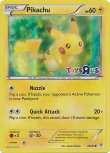 Pikachu - 26/83 (Toys R Us) (026/083) [Miscellaneous Cards & Products]
