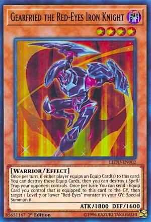 Gearfried the Red-Eyes Iron Knight (LEDU-EN002) [Legendary Duelists]