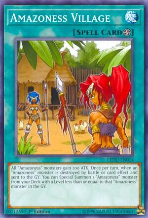 Amazoness Village (LEDU-EN014) [Legendary Duelists]