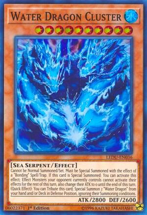 Water Dragon Cluster (LEDU-EN036) [Legendary Duelists]
