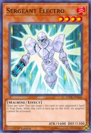 Sergeant Electro (LEDU-EN046) [Legendary Duelists]