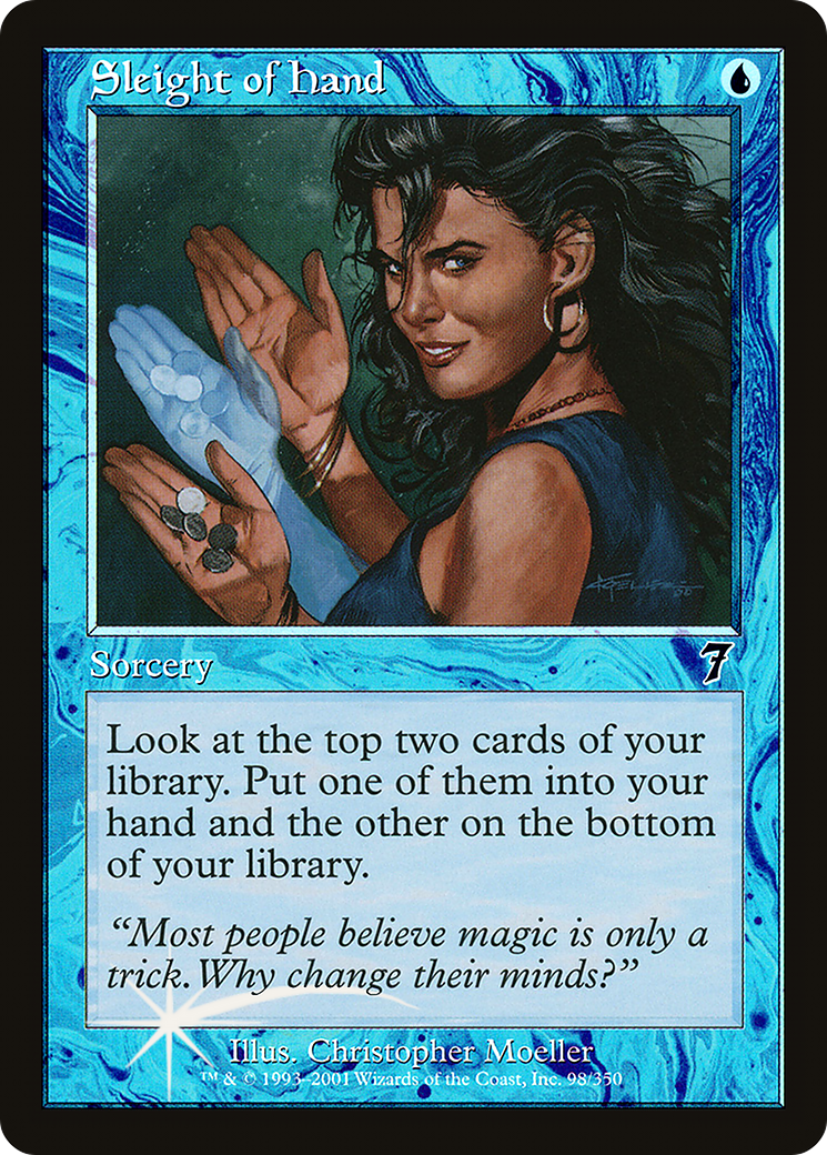 Sleight of Hand (7ED-98★) - 7th Edition Foil