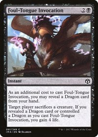 Foul-Tongue Invocation (91) [Iconic Masters]