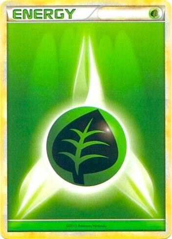 Grass Energy (2010 Unnumbered HGSS Style Non-Holo) [League & Championship Cards]