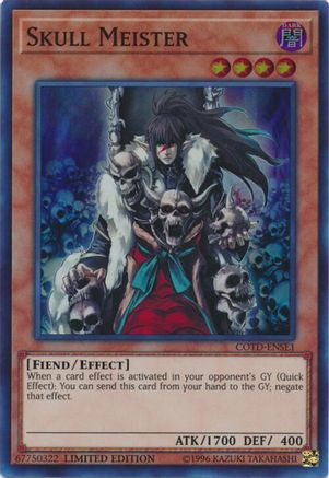 Skull Meister (COTD-ENSE1) - Code of the Duelist Limited