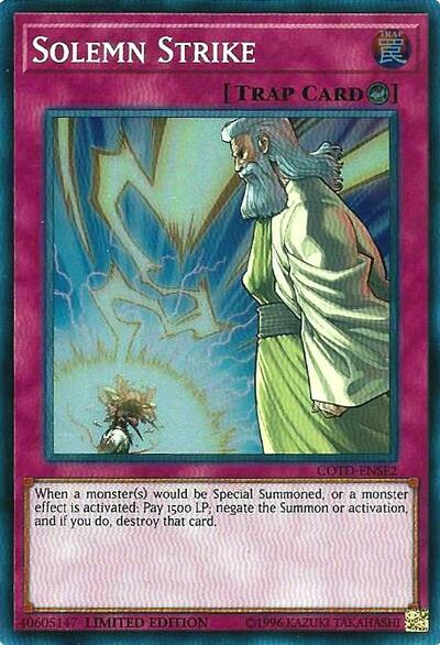 Solemn Strike (COTD-ENSE2) [Code of the Duelist]