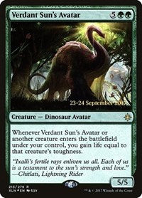 Verdant Sun's Avatar (213) [Prerelease Cards]
