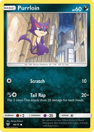 Purrloin 048  Shining Legends - Common