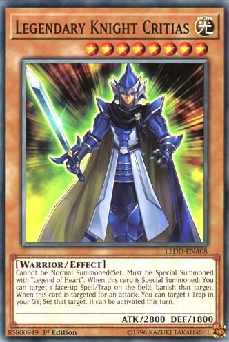 Legendary Knight Critias (LEDD-ENA08) [Legendary Dragon Decks]