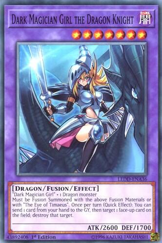 Dark Magician Girl the Dragon Knight (LEDD-ENA36) [Legendary Dragon Decks]