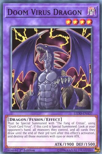 Doom Virus Dragon (LEDD-ENA37) [Legendary Dragon Decks]