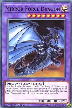 Mirror Force Dragon (LEDD-ENA39) - Legendary Dragon Decks 1st Edition