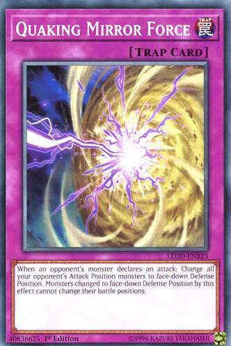 Quaking Mirror Force (LEDD-ENB23) [Legendary Dragon Decks]