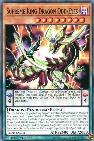 Supreme King Dragon Odd-Eyes (LEDD-ENC02) [Legendary Dragon Decks]