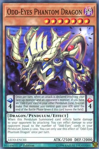 Odd-Eyes Phantom Dragon (LEDD-ENC03) [Legendary Dragon Decks]