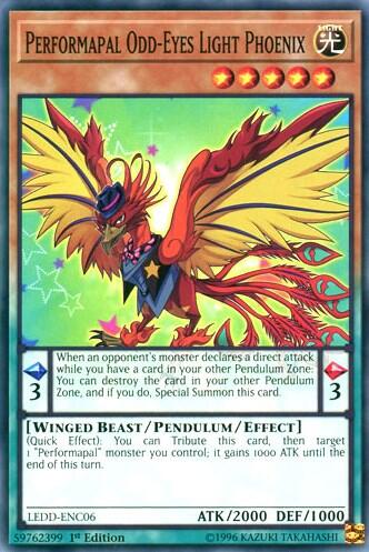 Performapal Odd-Eyes Light Phoenix (LEDD-ENC06) [Legendary Dragon Decks]