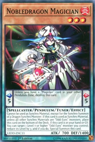 Nobledragon Magician (LEDD-ENC11) [Legendary Dragon Decks]