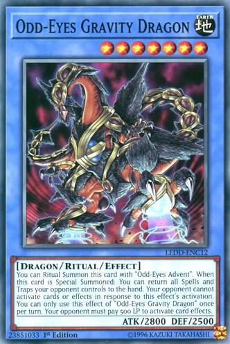 Odd-Eyes Gravity Dragon (LEDD-ENC12) [Legendary Dragon Decks]