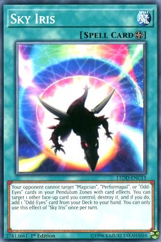 Sky Iris (LEDD-ENC13) [Legendary Dragon Decks]