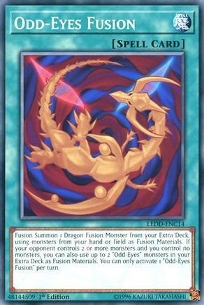 Odd-Eyes Fusion (LEDD-ENC14) - Legendary Dragon Decks 1st Edition