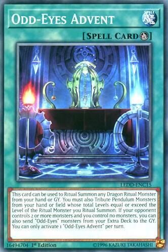 Odd-Eyes Advent (LEDD-ENC15) [Legendary Dragon Decks]