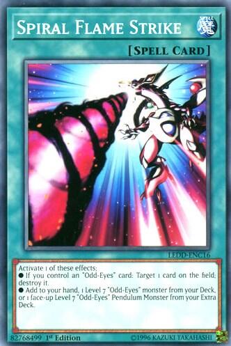Spiral Flame Strike (LEDD-ENC16) [Legendary Dragon Decks]