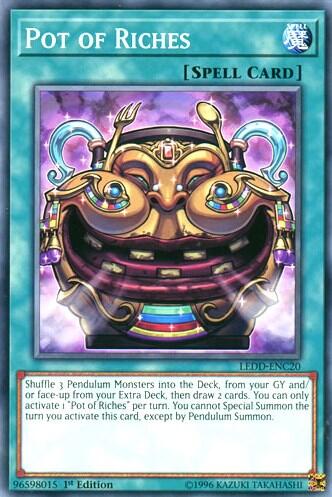 Pot of Riches (LEDD-ENC20) [Legendary Dragon Decks]