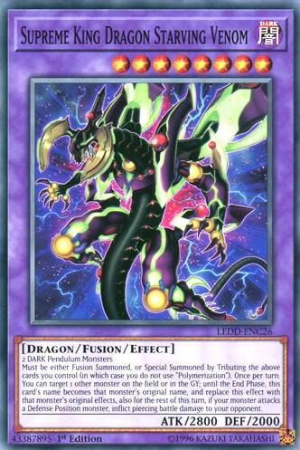 Supreme King Dragon Starving Venom (LEDD-ENC26) [Legendary Dragon Decks]