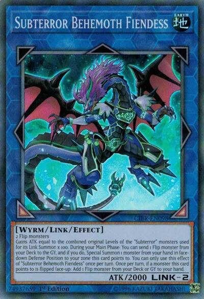 Subterror Behemoth Fiendess (CIBR-EN098) [Circuit Break]